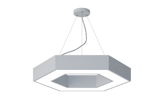 Светильник ЭРА Geometria SPO-123 40K-045 Hexagon 45Вт 4000К 2500Лм светодиодный подвесной (драйвер внутри)