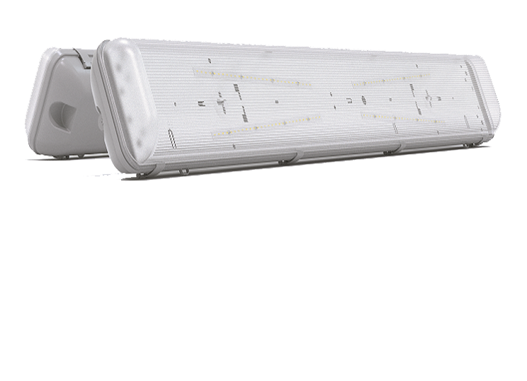 LED влагозащищенный светильник промышленный IP65 25вт 3000К АТОН АТ-ССО-42/25-T2 660x95x95мм