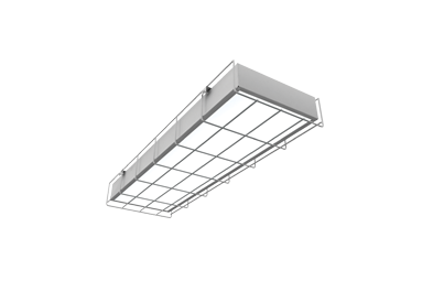 Светильник LED светодиодный Вартон спортивный накладной 595*200*50ММ 18 ВТ С ЗАЩИТНОЙ СЕТКОЙ