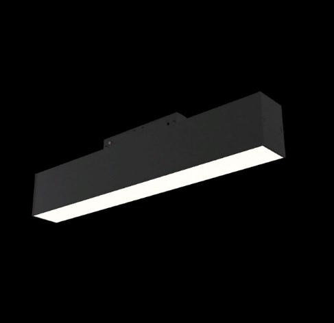 LED магнитный трековый светильник черный 4000К 12вт Maytoni TR012-2-12W4K-B (4251110088402)