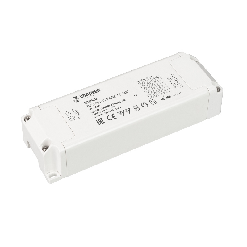 INTELLIGENT ARLIGHT Диммер регулируемый TUYA-201-40W-DIM-WF-SUF 230V 433MHz 700-1200mA арт.032921